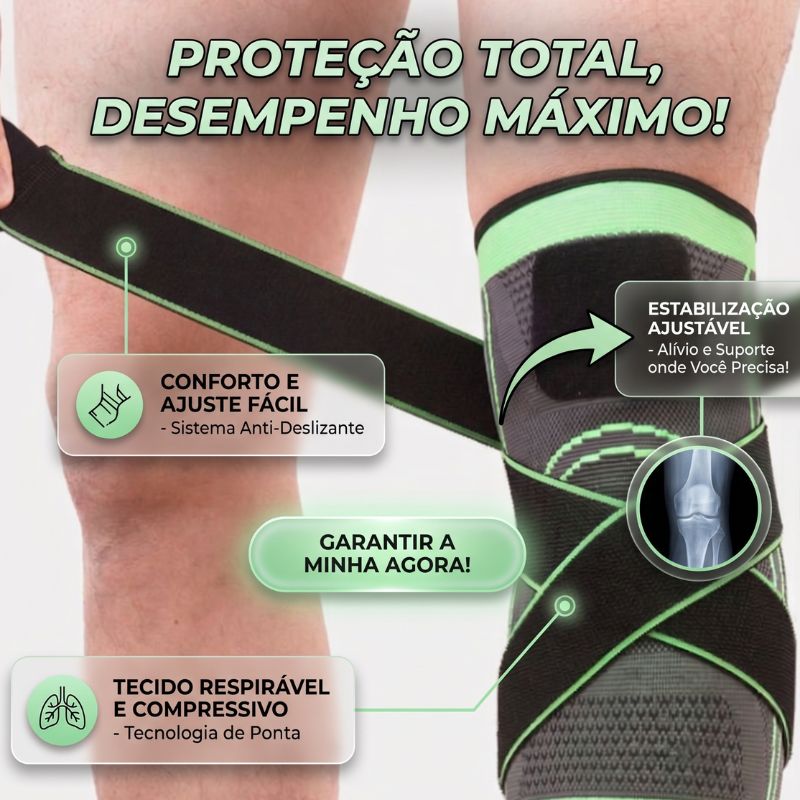 Detalhes da Joelheira Ortopédica Premium
